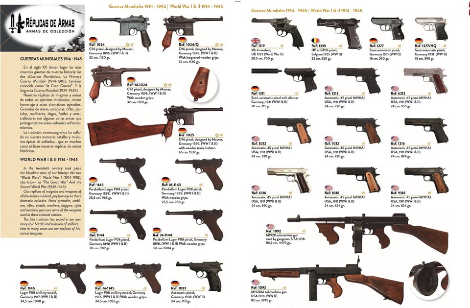 rifles de armas de la primera guerra mundial